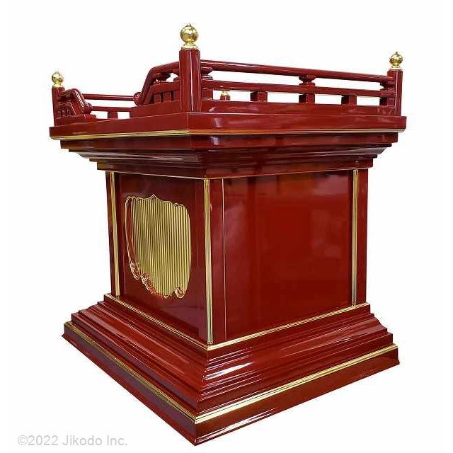寺院仏具】黒塗り 高欄付き小型須弥壇 幅60cm サイズ調整可能 寺院仏具】黒塗り 高欄付き小型須弥壇 幅60cm サイズ調整可能