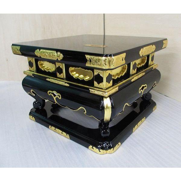 特別販売品】黒塗り 外陣香炉台 美品 16号(幅48.5cm高33.8cm奥 特別販売品】黒塗り 外陣香炉台 美品 16号(幅48.5cm高33.8cm奥