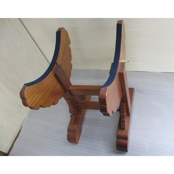 特別販売品】欅製 太鼓台 撥用金具付き(口径38cm高54.5cm)長期 特別販売品】欅製 太鼓台 撥用金具付き(口径38cm高54.5cm)長期