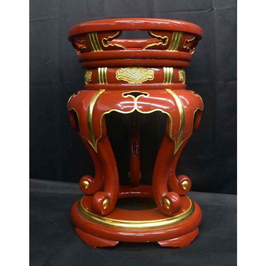 特別販売展示品】大型 立ち打ち丸金台(総幅53cm×総高さ75cm×円内径46cm 