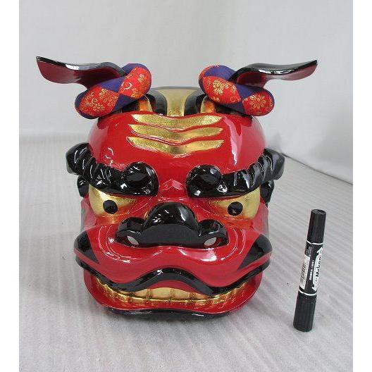 特別販売品】美品 獅子頭 権九郎 9寸(幅27.7cm高26cm奥24.5cm 特別販売品】美品 獅子頭 権九郎 9寸(幅27.7cm高26cm奥24.5cm