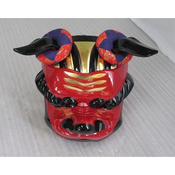特別販売品】美品 獅子頭 権九郎 9寸(幅27.7cm高26cm奥24.5cm 特別販売品】美品 獅子頭 権九郎 9寸(幅27.7cm高26cm奥24.5cm