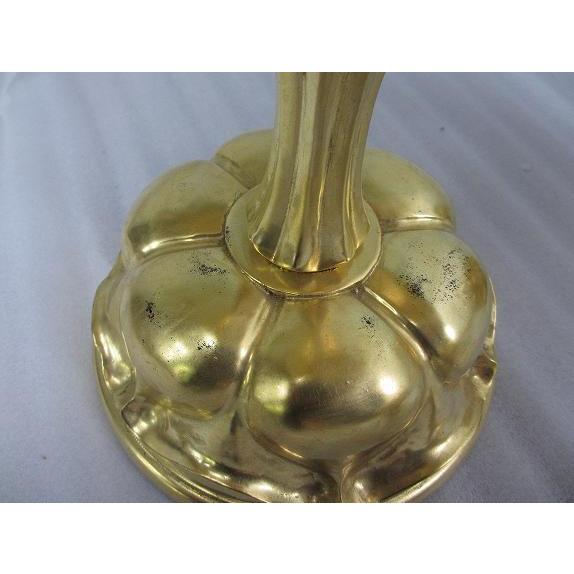 特別販売品】総金 蓮華高月1対 8寸(直径約24cm高さ約34cm)箔擦れ 特別販売品】総金 蓮華高月1対 8寸(直径約24cm高さ約34cm)箔擦れ