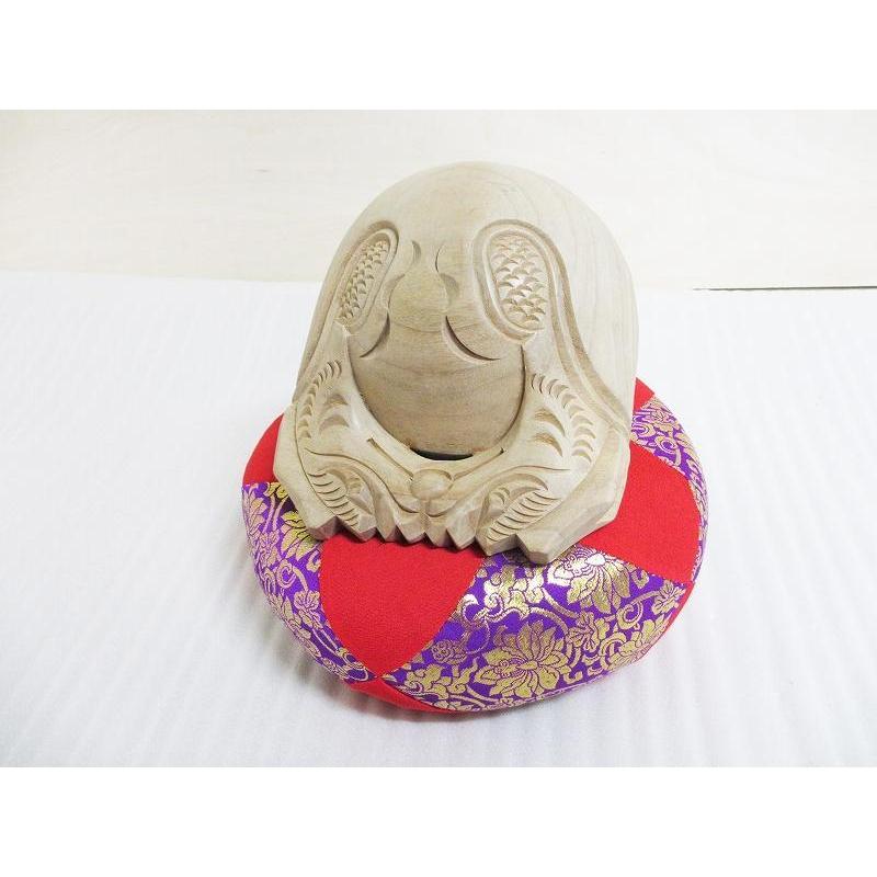 特別販売品】木魚17センチと木魚布団セット(幅約17cm高さ約15cm)長期 