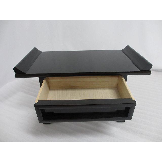 経机　黒檀 特別販売品】黒檀調 木製経机 NO.2(幅48.5cm高26cm奥25.5cm)長期在庫品