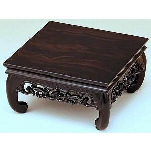 香炉台・花台　千草　黒丹調　8号(メーカー直送品、代引き不可商品) ☆