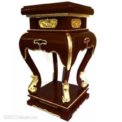 【受注生産品、限定サイズの特価品】高級中央香台(職人1人1人手作りの為アール曲線、彫等多少変わります。画像は見本です)(商品番号mt025）(発送まで約35日)_7
