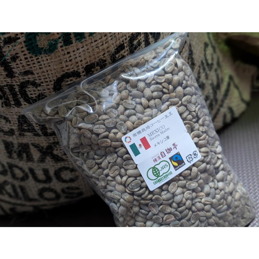 SDGs 有機栽培コーヒー生豆1kg メキシコ・シエラ・マードレ（オーガニック/フェアトレード） | オーガニック
