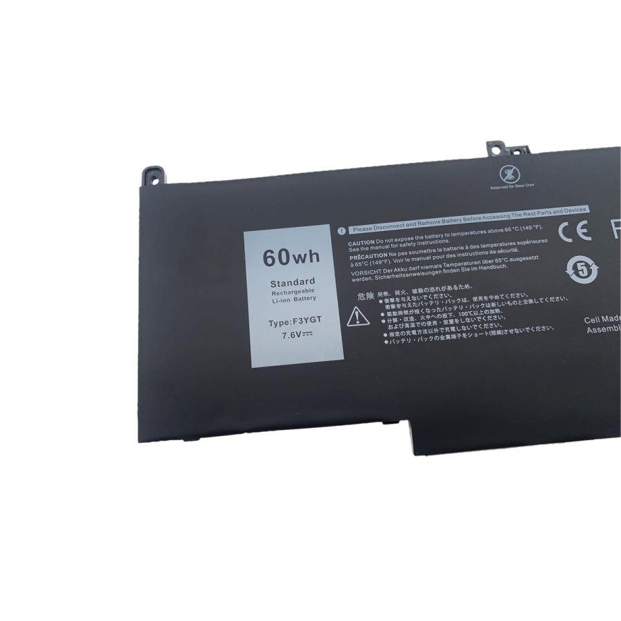 60Wh Original F3YGT Dell Latitude 14 7280 7290 7380 7390 7480 7490