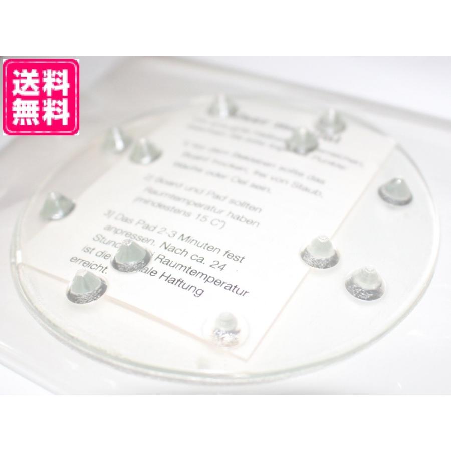 デッキパッド スノーボード デッキパット 円形 いラインアップ 丸型 スノボ とげタイプ クリア 無色透明