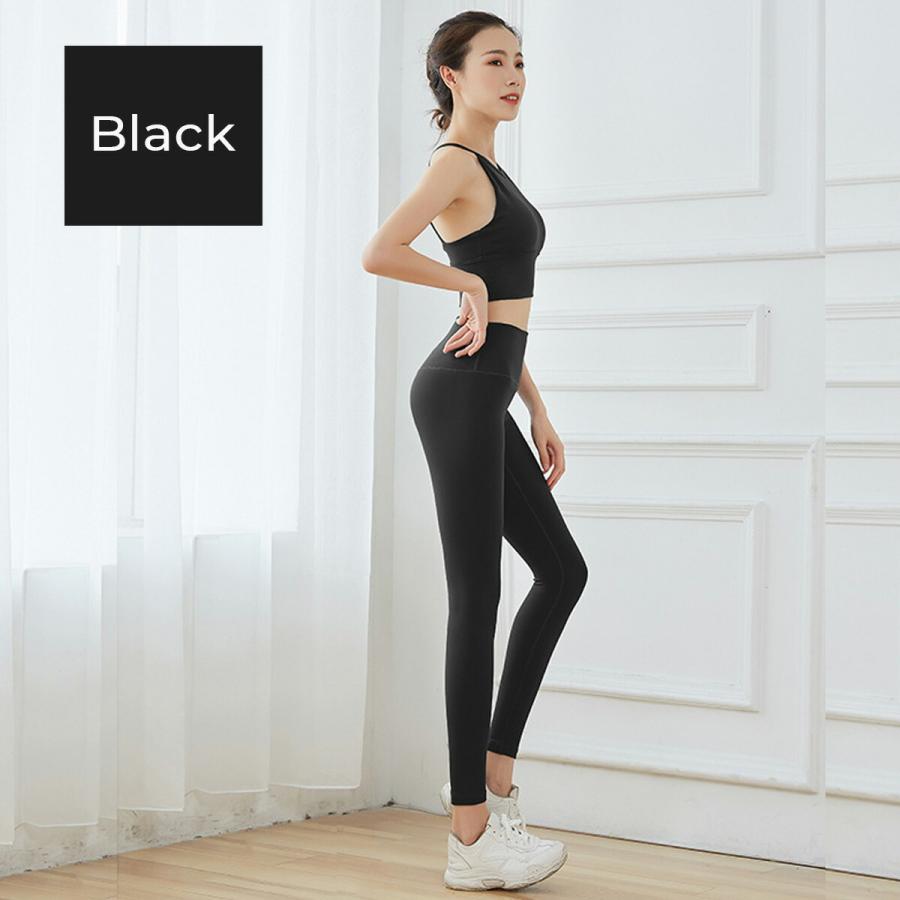 ヨガウェア セットアップ レギンス スポーツブラ カップ付き 上下セット フィットネス VeroMan |  | 08