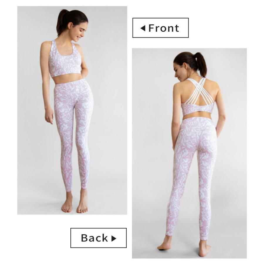 ヨガウェア 上下 別売り レディース セットアップ スポーツブラ レギンス おしゃれ ボタニカル VeroMan |  | 05