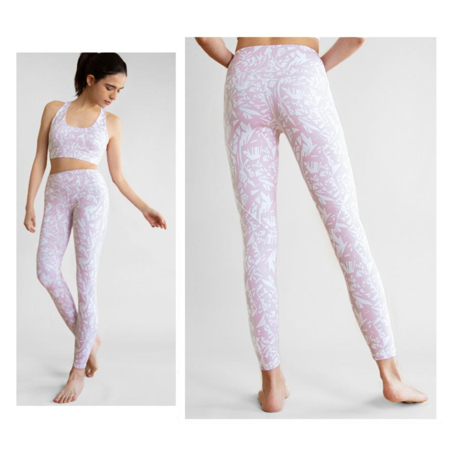 ヨガウェア 上下 別売り レディース セットアップ スポーツブラ レギンス おしゃれ ボタニカル VeroMan |  | 09