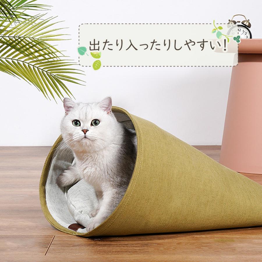 猫ハウス 室内用 ペットハウス 猫 かわいい 寝袋 猫用ベッド クッション付き Veroman Ppi Catbed Jimayan 通販 Yahoo ショッピング