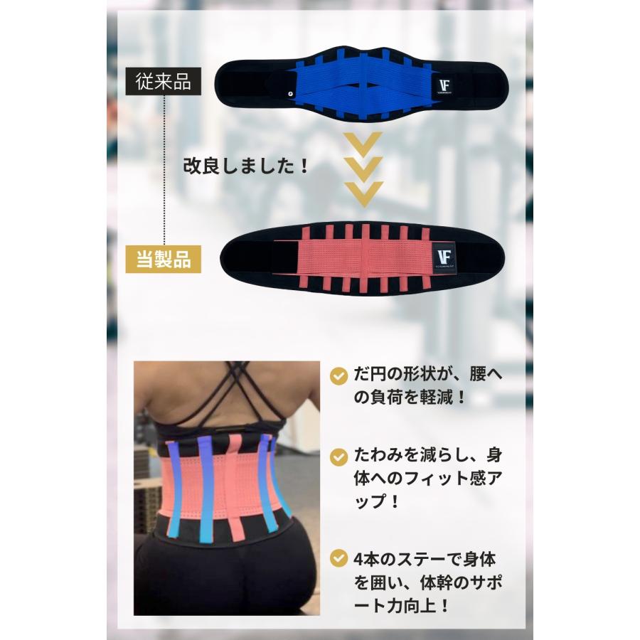 VEROMAN ウエストシェイパー レディース 筋トレ トレーニングベルト