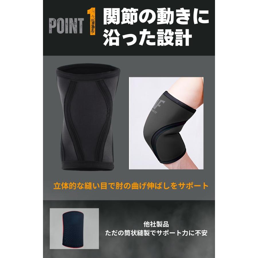 VEROMAN エルボースリーブ 7mm ひじ 肘 サポーター トレーニング 肘