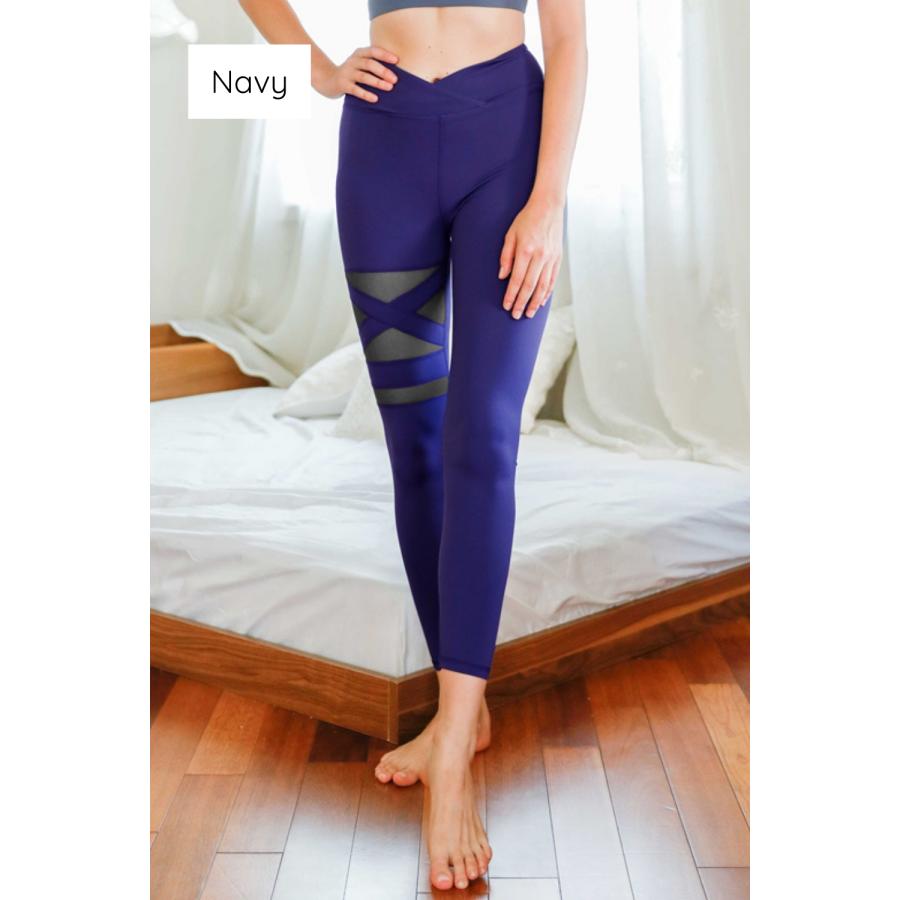 VEROMAN ジム レギンス ヨガ メッシュ トレーニング ヨガレギンス