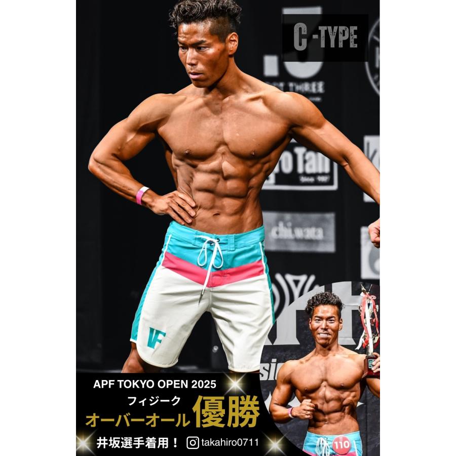 フィジーク用サーフパンツ VEROMAN サーフパンツ フィジーク 水着 ボードショーツ サーフショーツ
