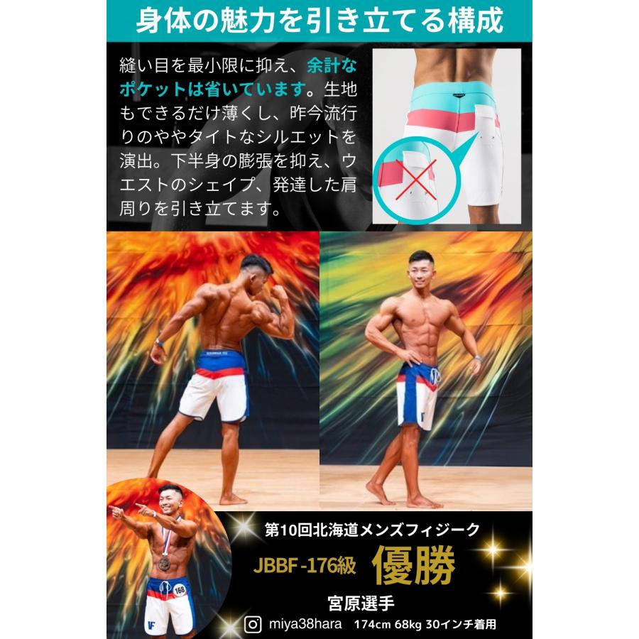 VEROMAN サーフパンツ フィジーク 水着 ボードショーツ サーフショーツ