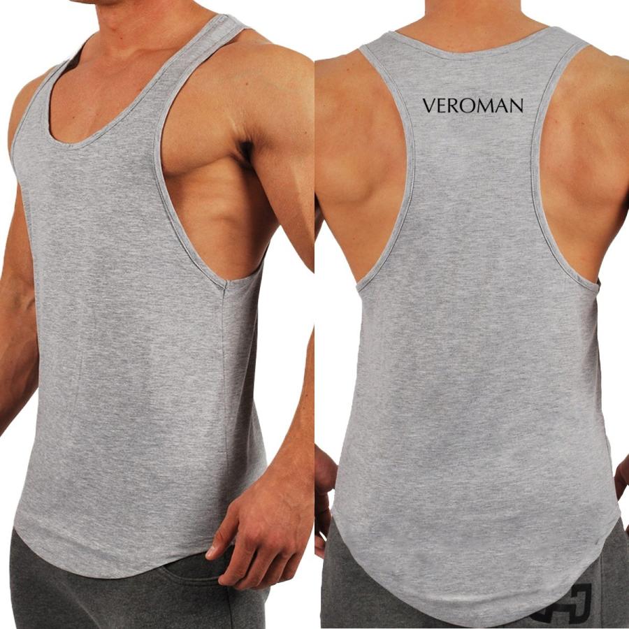 トレーニングウェア メンズ セット スポーツ タンクトップ ジム 筋トレ フィットネス 無地 黒 白 グレー カーキ Veroman Ppi Tanktop 2 Jimayan 通販 Yahoo ショッピング
