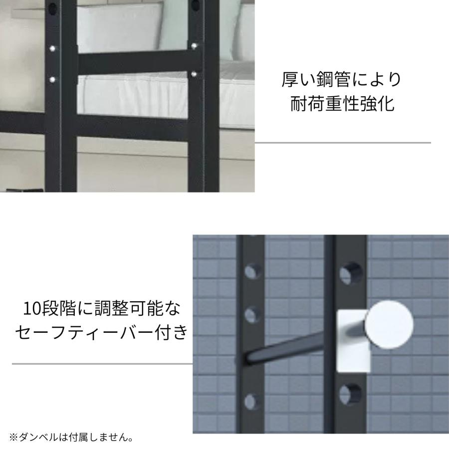 パワーラック スクワットスタンド 懸垂バーつき ppi-tmz026