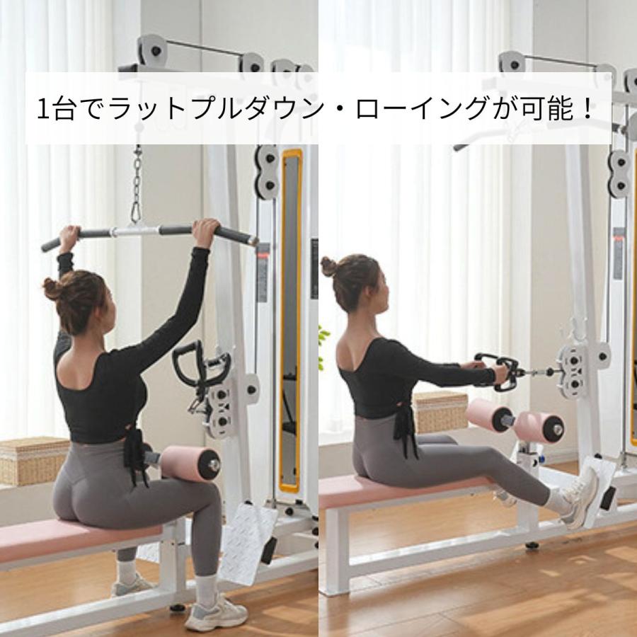 ラットプルダウン 一台二役 ローイングマシン ppi-tmz033 : ヨガウェア
