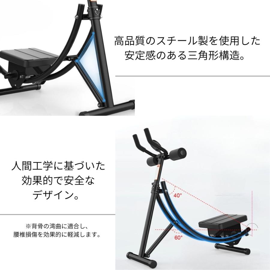 アブコースター 腹筋マシン 加重プレートつき 折りたたみ式 ppi-tmz035 