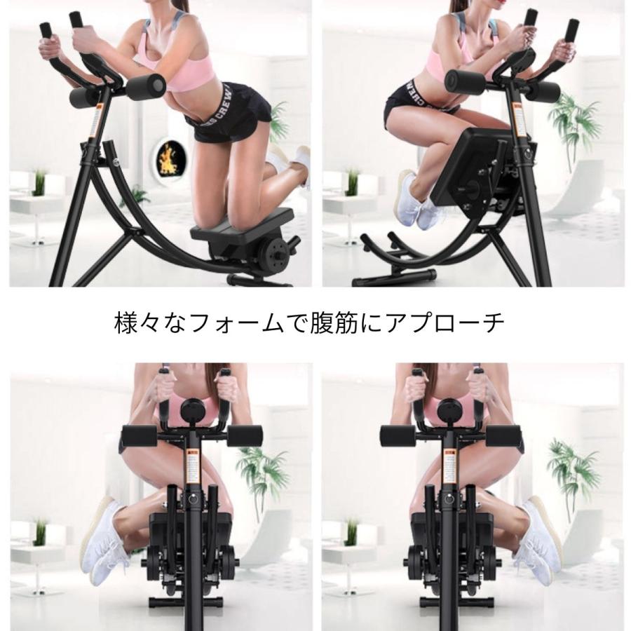 アブコースター 腹筋マシン 加重プレートつき 折りたたみ式 ppi-tmz035