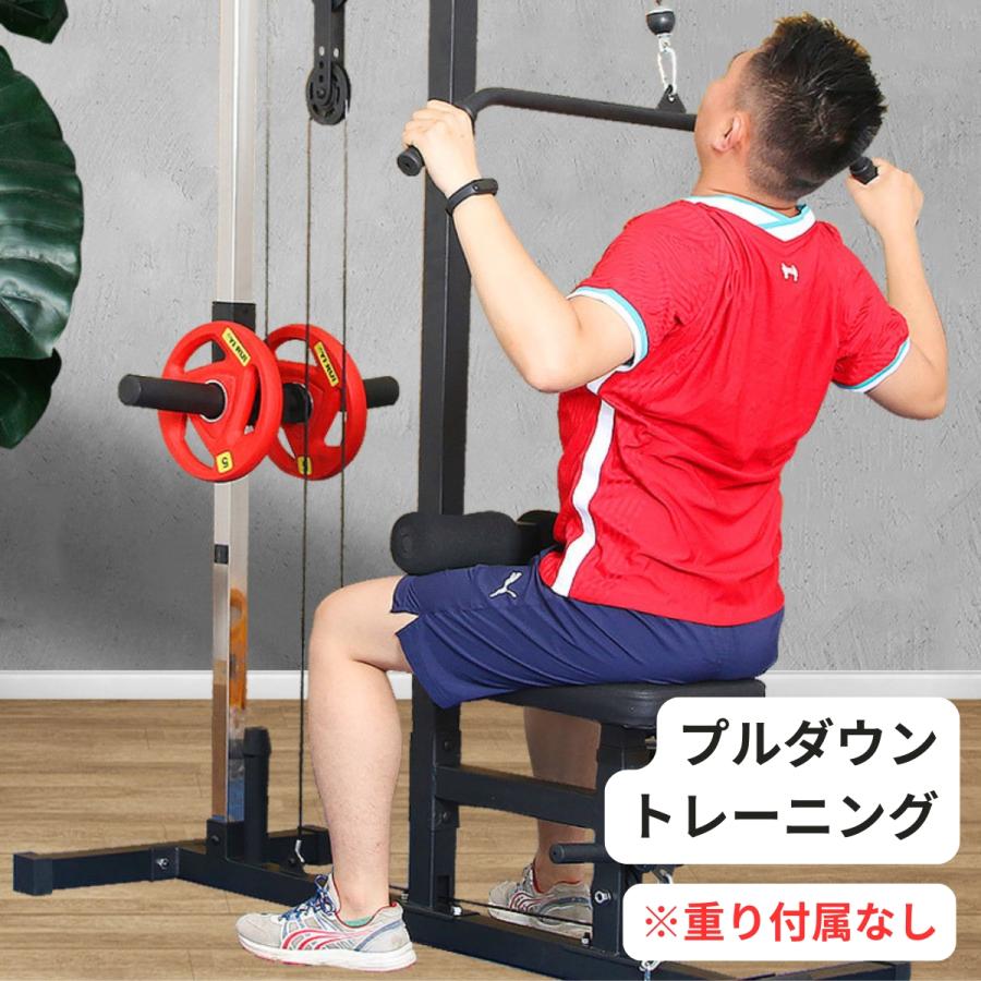 VEROMAN 1台2役 ラットプルマシン シーテッドローイング ホームジム