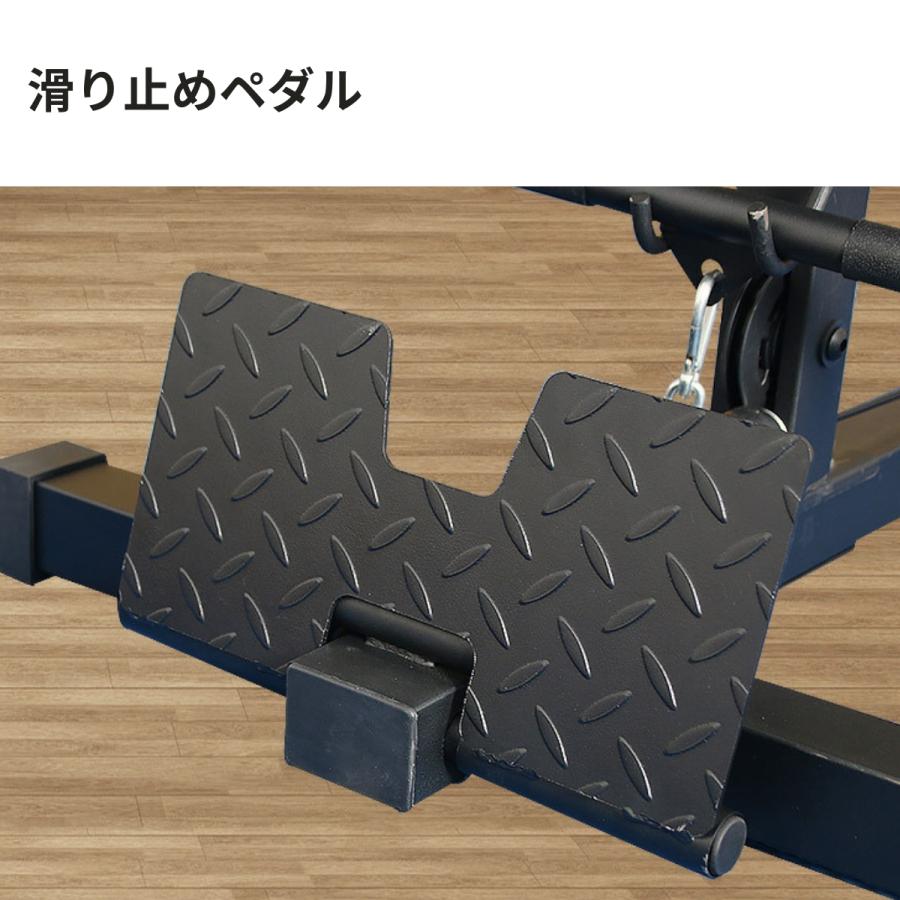 VEROMAN 1台2役 ラットプルマシン シーテッドローイング ホームジム