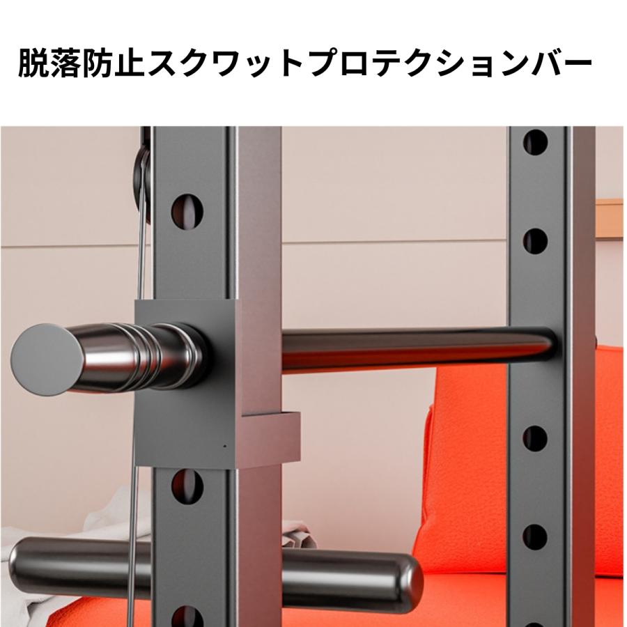 【複合　パワーラック】　スクワット　ラットプルダウン　ローイング　トレーニング トレーニング パワーラック スクワット ラットプルダウン