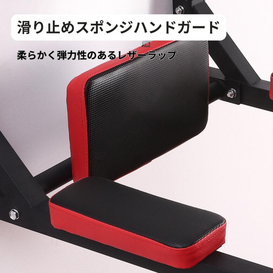 VEROMAN 1台2役 チンニング ディップス スタンド 省スペース 壁掛け