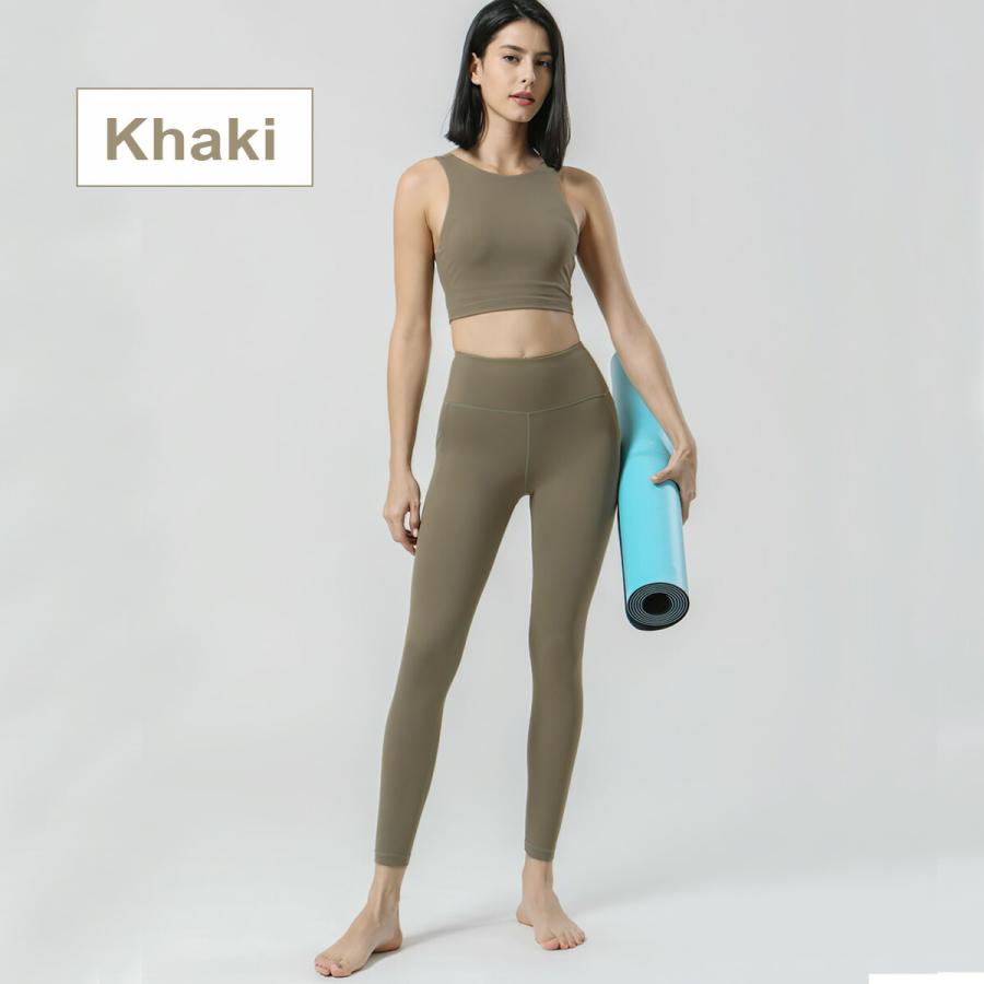 ヨガウェア レディース 上下セット おしゃれ シンプル セットアップ