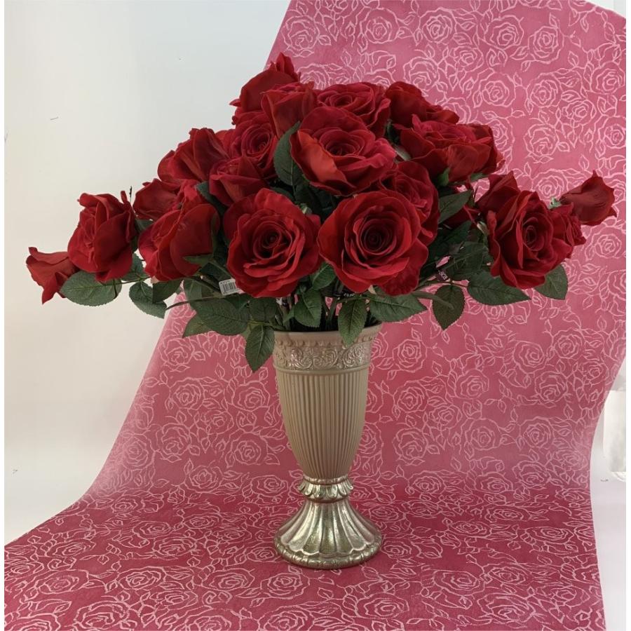 花束 アレンジメント 造花 アートフラワーローズアレンジ