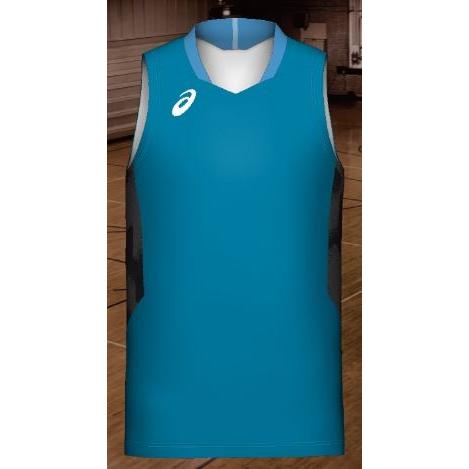 アシックス　プリントオーダーコンポ受注生産 ゲームシャツ（メンズ）バスケットボールウエア PA12H｜jimmy-sp
