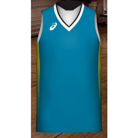 アシックス　プリントオーダーコンポ受注生産 ゲームシャツ（メンズ）バスケットボールウエア PA14｜jimmy-sp