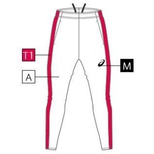 アシックス オーダーコンポ受注生産 トレーニングパンツ（ユニセックス