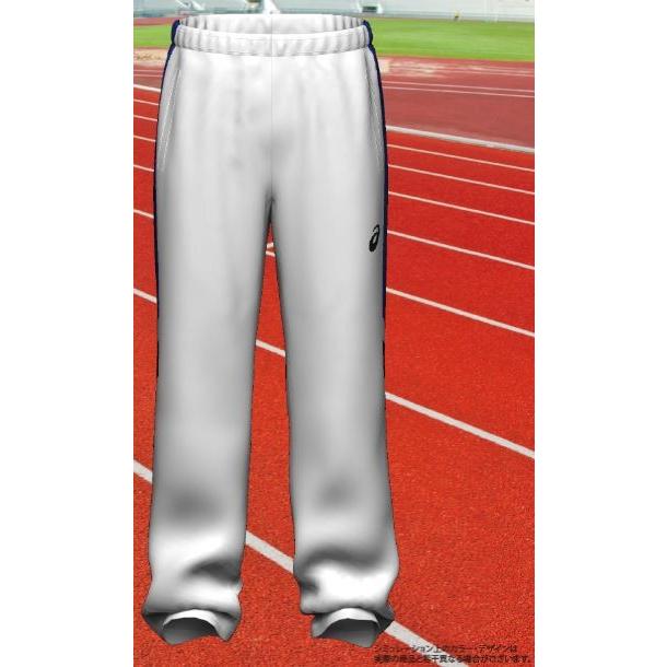 アシックス　オーダーコンポ受注生産 ウインドブレーカーパンツ（総裏トリコット起毛）スリムタイプ（ユニセックス）スポーツウエア PJ11S