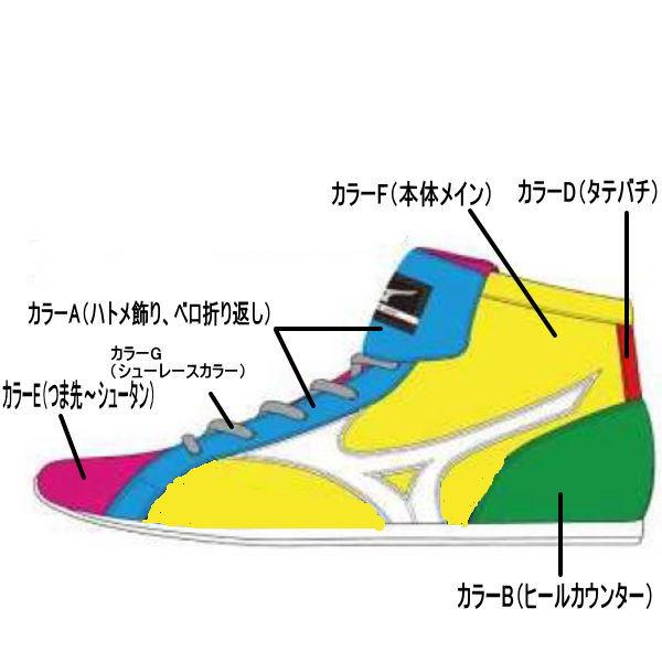 Mizuno ボクシングシューズ Mizuno イージーオーダーボクシングシューズ (ショート・ベロ