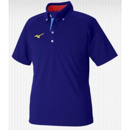 MIZUNO ミズノカスタムオーダー受注生産 半袖ポロシャツボタン MIZUNO ミズノカスタムオーダー受注生産 半袖ポロシャツボタン