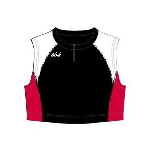 ニシ・スポーツ - ニシ運動競技 初回4着〜野球クラブ購入注文取り合わせ受注生み出すことレーシングトップフロントファスナー判定基準（レディス） 大地・駈けっくら お召しもの N78-4LZD スポーツ-陸上、トラック、フィールド-陸上用シャツ