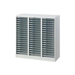 ナカバヤシ アバンテV2フロアケース A4 タテ型 浅18段×3列 シロ AF-54