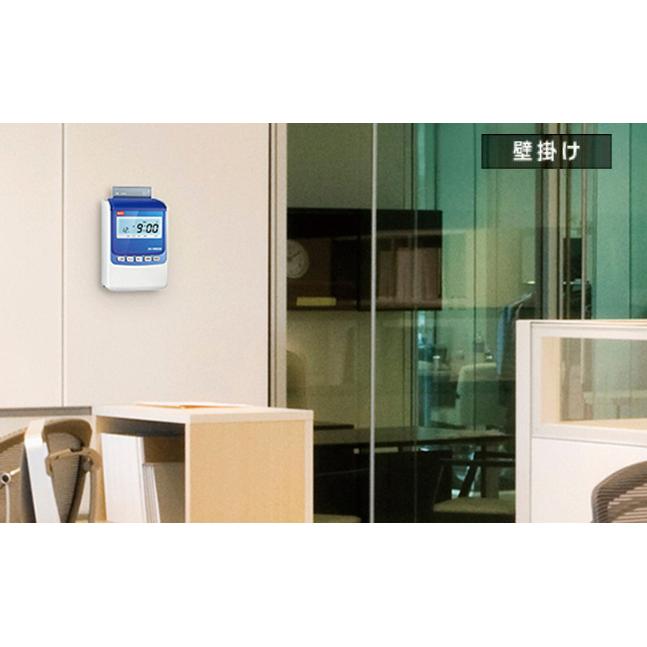 マックス マックス タイムレコーダ 2/4欄印字 電波受信ユニット付き