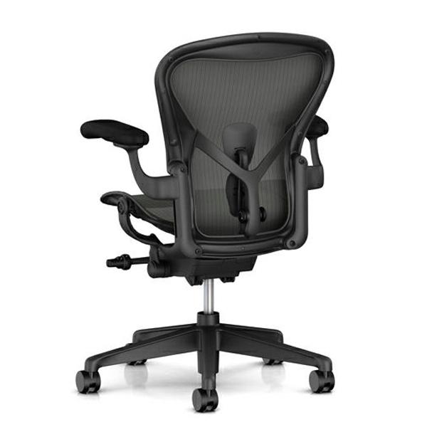 HermanMiller　Aeron Chairs Remastered(アーロンチェア リマスタード)　グラファイト　AER1B23DWALP｜jimu-zo｜03