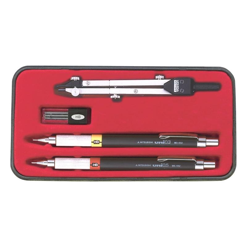 文房具・事務用品 内田洋行 ドローイングシャープKD型 製図セット