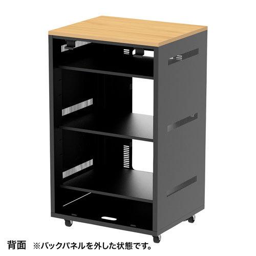 サンワサプライ　扉付き機器収納ボックス(W600)　CP-SBOX6010