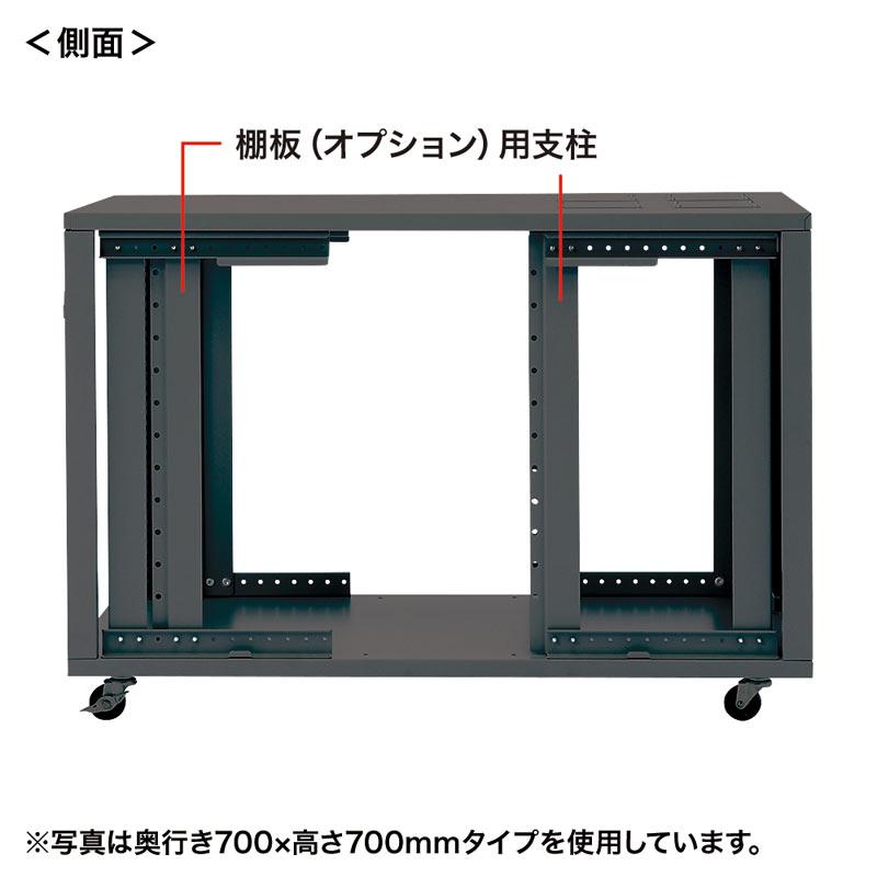 サンワサプライ　19インチサーバーボックス(9U)　奥行き600mm　CP-SVNC1_3