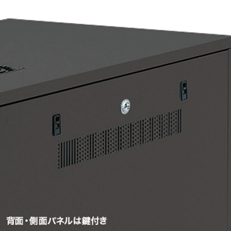サンワサプライ　19インチサーバーボックス(9U)　奥行き600mm　CP-SVNC1｜jimu-zo｜07