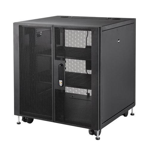 サンワサプライ　小型19インチマウントボックス(12U　D600)　CP-SVCBOX6BK