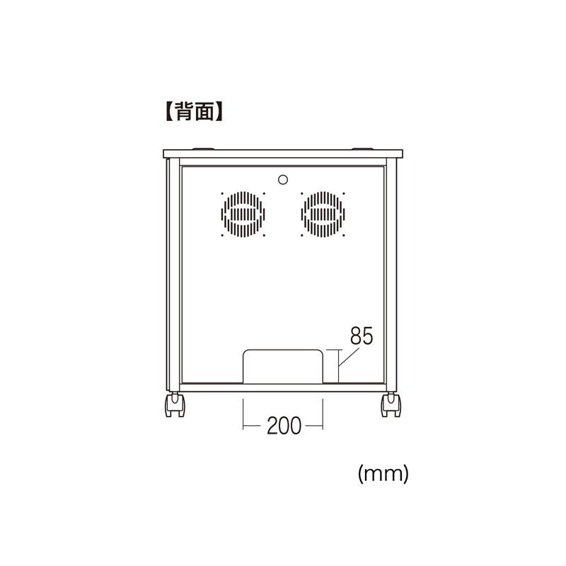 サンワサプライ　19インチマウントボックス（10U 奥行600mm）　CP-501_11